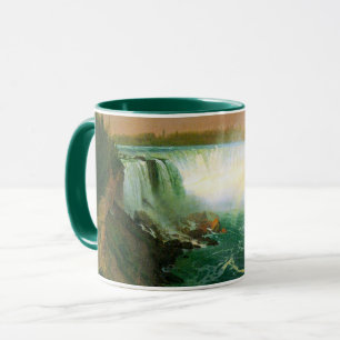 Vintage-Landschaft, Niagara-Fälle von Bierstadt Tasse
