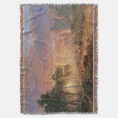 Vintage Landschaft, Oregon Trail nach Bierstadt Decke (Vorderseite Vertikal)