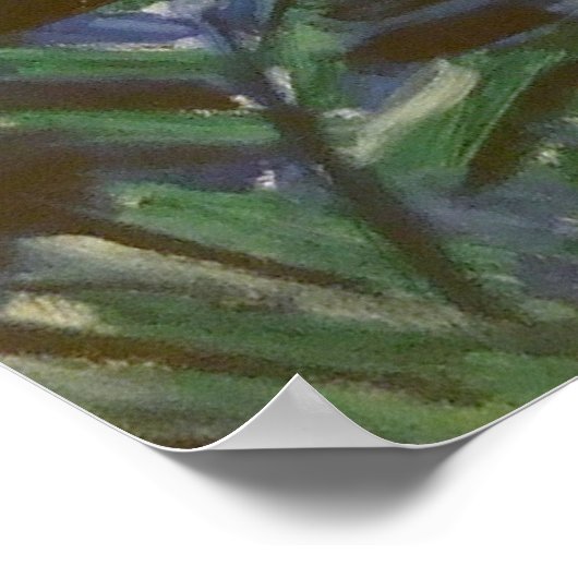 Vintage Landschaft Sazava Poster (Ecke)