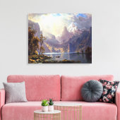 Vintage Landschaft, Tahoe-See bei Albert Bierstadt Leinwanddruck (Insitu (Wohnzimmer))