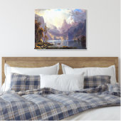 Vintage Landschaft, Tahoe-See bei Albert Bierstadt Leinwanddruck (Insitu (Schlafzimmer))