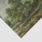 Vintage Landschaft und Sky Scene Decoupage Seidenpapier (Detail)