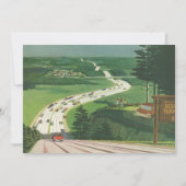 Vintage Landschaftliche amerikanische Autobahnen,  (Vorderseite)