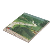 Vintage Landschaftliche amerikanische Autobahnen,  Fliese (Seite)