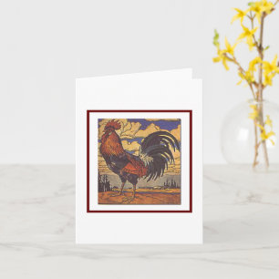 Vintage Landschaftsaufführung der Farm Karte