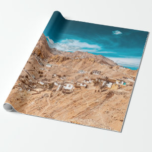 VINTAGE-LANDSCHAFTSFOTO GESCHENKPAPIER