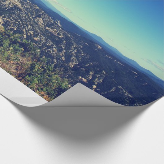 Vintage Landschaftsfotografie Geschenkpapier (Ecke)