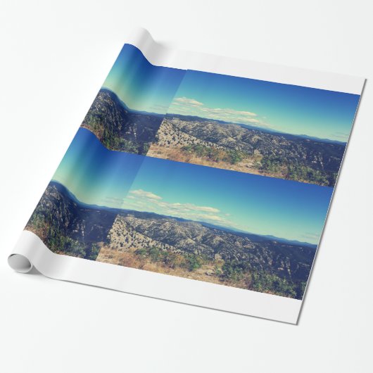 Vintage Landschaftsfotografie Geschenkpapier (Ungerollt)