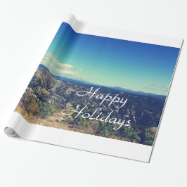 Vintage Landschaftsfotografie Geschenkpapier