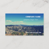 Vintage Landschaftsfotografie Visitenkarten Visitenkarte (Rückseite)