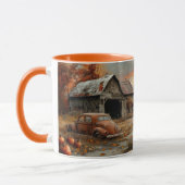 Vintage Landstraße und Stall Tasse (Links)