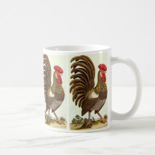 Vintage Landtiere Hühner, Stolz Kaffeetasse