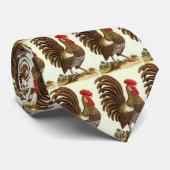 Vintage Landtiere Hühner, Stolz Krawatte (Gerollt)