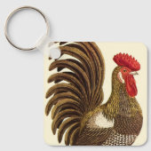Vintage Landtiere Hühner, Stolz Schlüsselanhänger (Vorderseite)