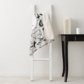 Vintage Landtiere Rustikale Collage Sherpadecke (Beispiel)