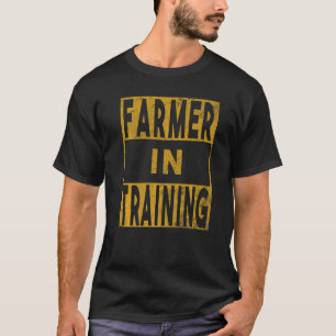 Vintage-Landwirt in Ausbildung Landwirtschaftliche T-Shirt