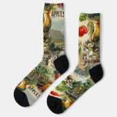 Vintage Landwirtschaft Socken (Linkes Detail)
