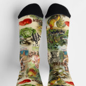 Vintage Landwirtschaft Socken (Oben)
