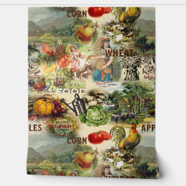 Vintage Landwirtschaft Tapete