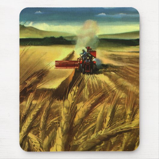 Vintage landwirtschaftliche Betriebe, Weidewirtsch Mousepad (Vorne)
