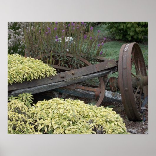 Vintage landwirtschaftliche Räder Poster (Vorne)