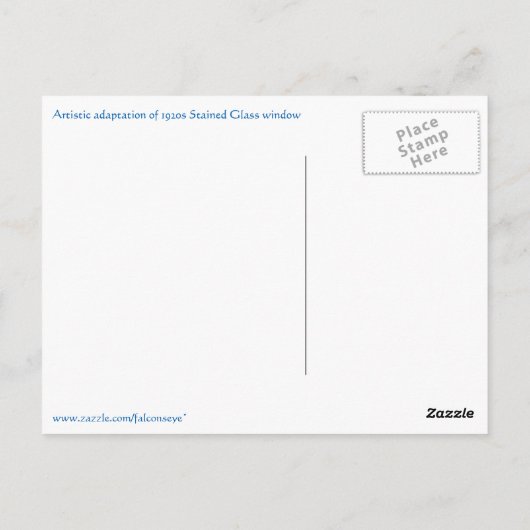 Vintage Langlaufloipe Utah Postkarte (Rückseite)