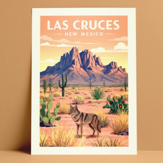 Vintage Las Cruces New Mexico Postkarte