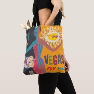 Vintage-Las-Vegas-Glücksspiel-Reiseposter-Kunst Tasche