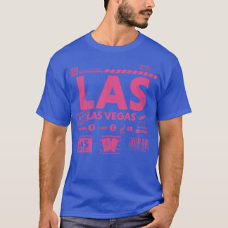 Vintage Las Vegas LAS Flughafencode Reisezeit Rett T-Shirt