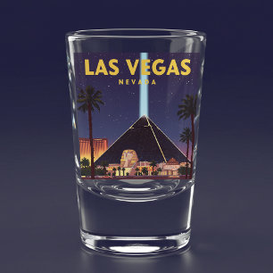 Vintage Las Vegas Nevada Schnapsglas