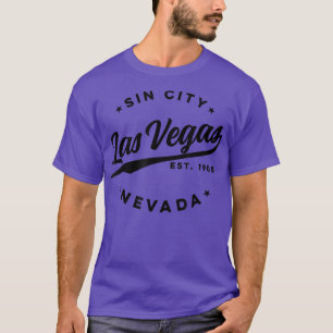 Vintage Las Vegas Sin City Nevada Schwarz Tet T-Shirt