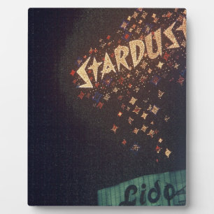Vintage Las Vegas Stardust Hotel Fotoplatte