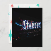 VINTAGE LAS VEGAS STILE PARTY EINLADUNG (Vorne/Hinten)