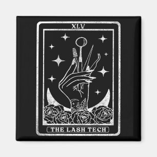 Vintage Lash Tech Tarot Card The Lash Tech , S Magnet