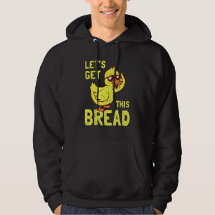 Vintage-Lass uns dieses Brot bekommen Ente Hoodie
