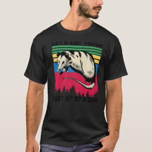 Vintage Lasst Uns Müll Essen Und Von Einem Auto Üb T-Shirt