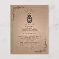Vintage Laterne Rustikale Hochzeitsdetails Cardsto