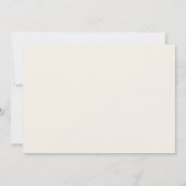 Vintage Laterne Terracotta Wedding Save The Date (Rückseite)