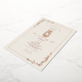 Vintage Laternenfeier Folieneinladung (Gedreht)