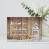 Vintage Laternenglühung Einladung (Stehend Vorderseite)