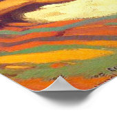 Vintage Latina Frauenmalerei Poster (Ecke)