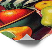 Vintage Latina-Malerei Poster (Ecke)