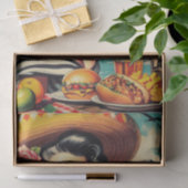 Vintage Latina-Malerei Seidenpapier (Geschenk)