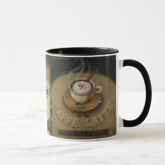 Vintage Latte Trio Männlich Tasse