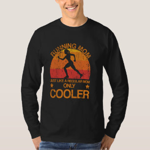 Vintage Laufende Mutter Läufer Retro Lustig Sport T-Shirt