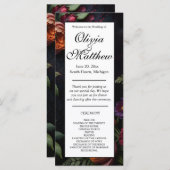 Vintage launische dunkle blumenblühende Rose (Vorne/Hinten)