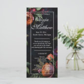 Vintage launische dunkle blumenblühende Rose (Stehend Vorderseite)