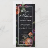 Vintage launische dunkle blumenblühende Rose (Vorderseite)