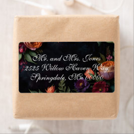 Vintage launische dunkle blumenblühende Rose