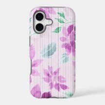 Vintage-Lavendel-Aquarell-Blumen-iPhone-Hülle